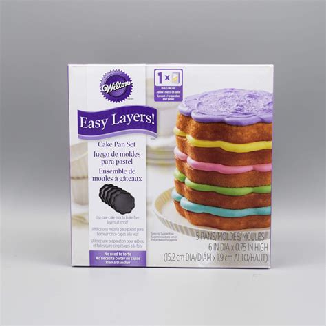 Scalloped Cake Pan Easy Layers Set5 Wilton Voordelig Baking Queen