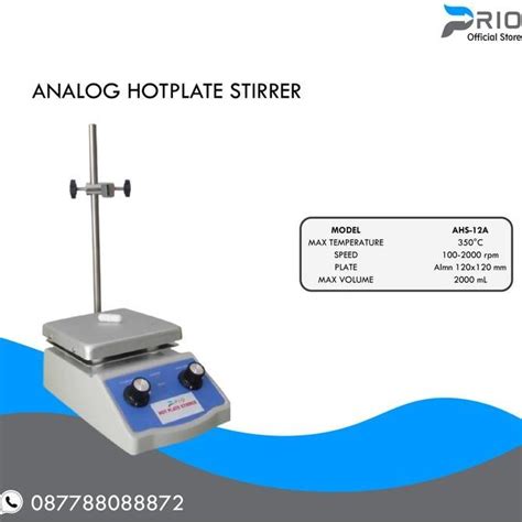 Jual Analog Hotplate Hot Plate Stirrer Alat Lab Laboratorium Shopee Indonesia