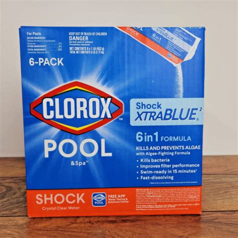 Brand New Clorox Pool And Spa Shock Xtra Blue 6 In 1 Formula 6 Pack Free Shipping Ebay