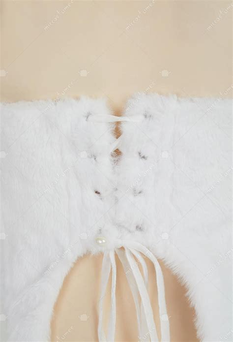 Women Sexy Lingerie Set Ice Season Plush Kawaii Cat Paw Top And Thong With Tail Top Quality