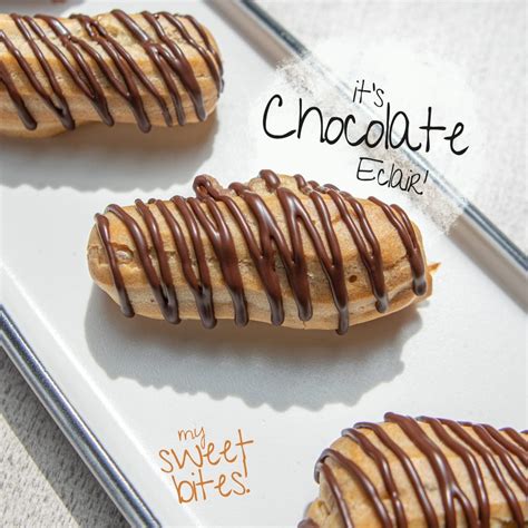 Open Order Mini Chocolate Eclair-My Sweet Bites Id