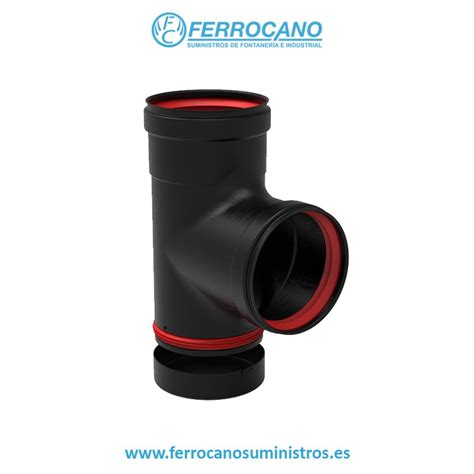 T Corta Tap N Registro Estufa Pellet M H H Mm Vitrificado Negro