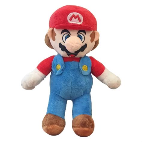 PELUCHE SUPER MARIO Videogioco Luigi Peach Yoshi Toad Pupazzo Cm 15