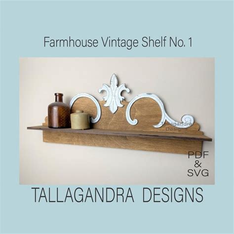 Farmhouse Shelf Svg Etsy