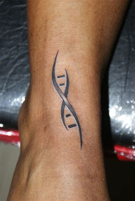 Dna strand tattoo | TATTOO