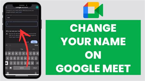 How To Change Name On Google Meet Quick Easy Youtube