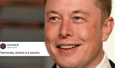 Elon Musk News Baffles Fans With ‘alcohol Is A Solution Tweet Turned