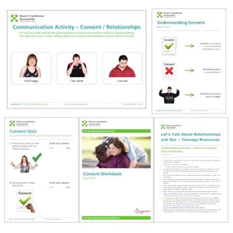 Relationships Sex Education Downs Syndrome Association