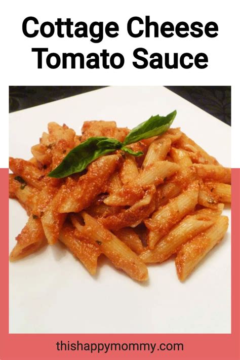 Creamy Tomato Cottage Cheese Pasta Artofit