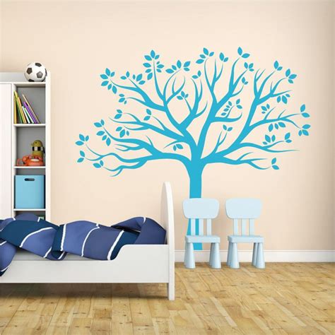 Sticker Mural Silhouette D Arbre D Comotif