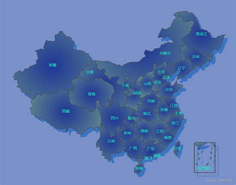 Echarts实现中国地图echarts Js 中国区域地图 Csdn博客