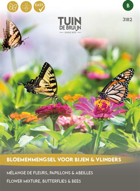 Tuin De Bruijn Zaden Bloemenmengsel Voor Bijen En Vlinders