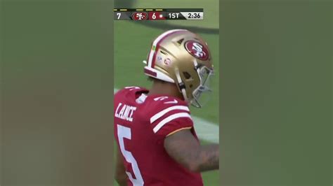 Trey Lance Did This In His First Nfl Game Youtube