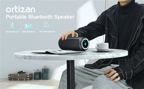 Ortizan Bluetooth Lautsprecher X20 40W Fantastische Sound IPX6