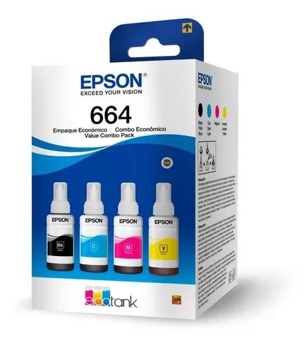 Pack Tintas Epson Original Colores L L L