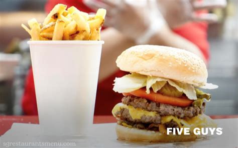 Five Guys Menu Prices Outlets And Hours Singapore 2024