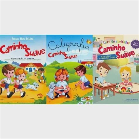 Kit Cartilha Caminho Suave Livro Atividades Caligrafia Submarino