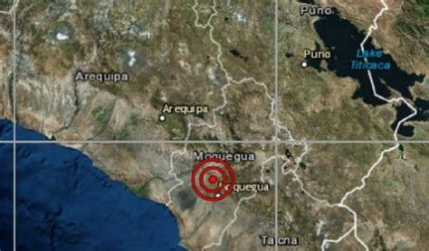 Moquegua Sismo De Magnitud 3 9 Remeció La Provincia De Ilo