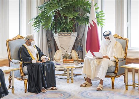 His Majesty The Sultan Sends A Written Message To The Emir Of Qatar