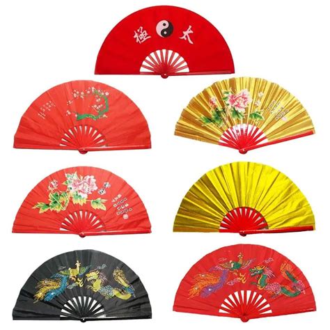 Bamboo Fan Hand Fan Tais Chi Performance Fan Martial Arts Fan Kung Fu