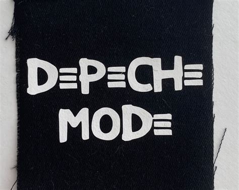 Depeche Mode Band Patch Etsy