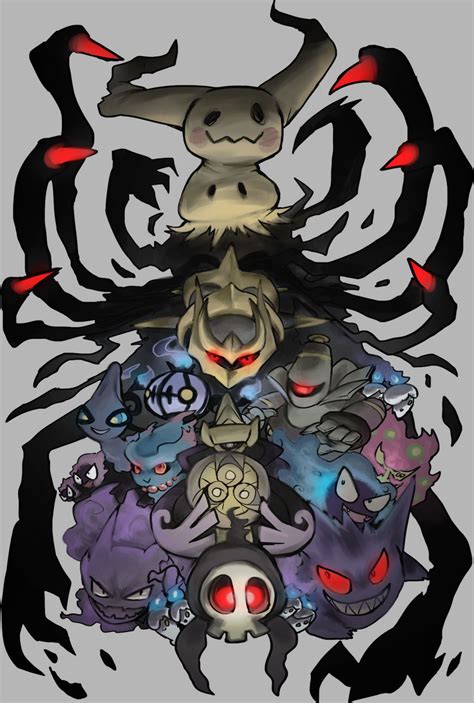 Ghost Pokemon by Foxeaf on DeviantArt