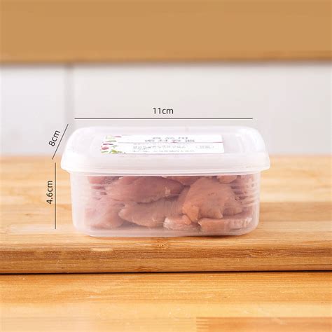 Jeashchat Meal Prep Container Leakproof Reusable Freezer Clear Plastic