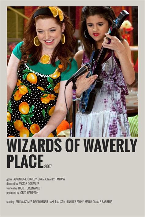 Minimalist Poster for Wizards of Waverly Place