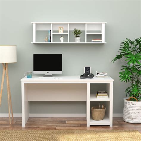 Wall Mounted Desk Hutch - White | The Brick