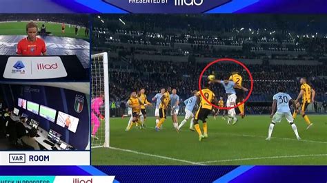 Lazio Inter Moviola Braccio Largo Di Gigot Giusto Il Rigore Dell