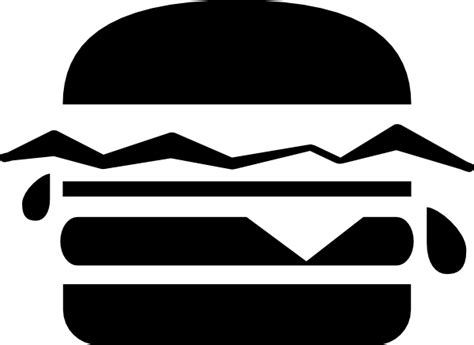 Hamburger Svg Icon Hamburger Cheeseburger Icon Burger Png Vector