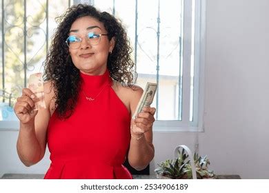 Middle Aged Latina Woman Sitting On Stock Photo Shutterstock
