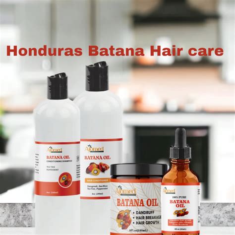 Batana oil Shampoo and Conditioner Set- made with fenugreek seed for h ...