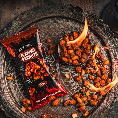 Flamin hot Erdnüsse 70 g Real Chilli Real Heat