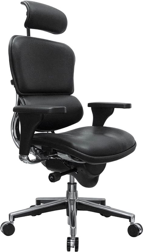 Luxury Ergonomic Executive Adjustable Height Swivel High Back Leather ...