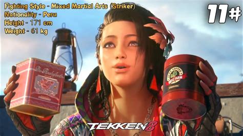 Azucena Milagros Ortiz Castillo Character Episodes Tekken Full Match