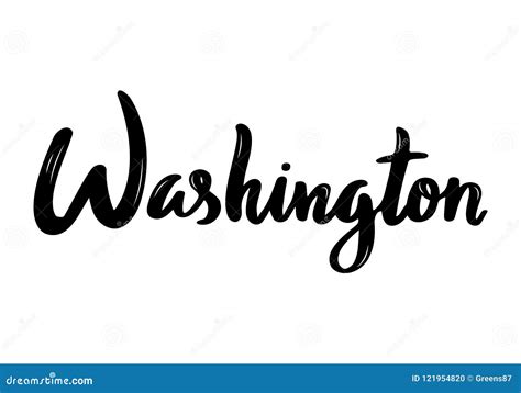 Como Escrever O Nome Washington