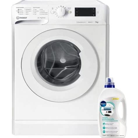 INDESIT Lave linge Frontal 7kg 1400trs min Anti tache Machine à laver