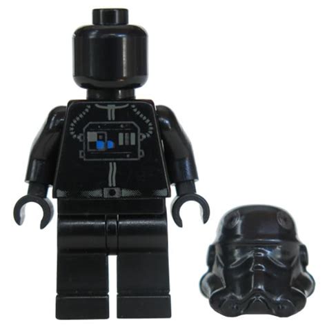 Lego Minifigure Sw B Tie Interceptor Pilot Black Head Ibricktoys