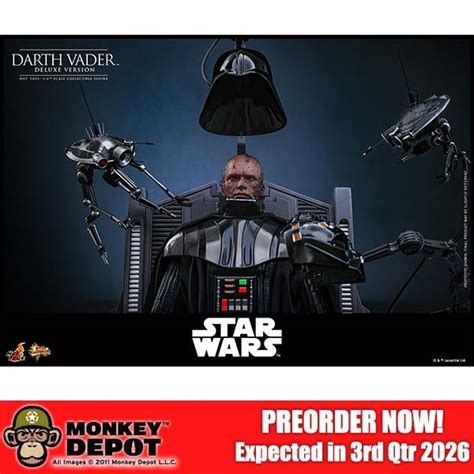 Monkey Depot Hot Toys Darth Vader Deluxe Version MMS811
