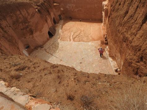 Underground Troglodytes Caves of the Berbers in the Sahara Desert, Matmata, Tunisia, Africa, on ...