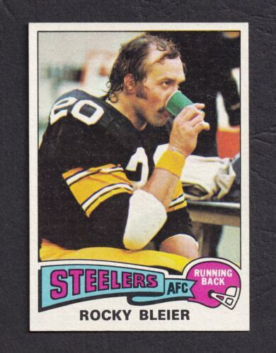 1975 Topps Football Rocky Bleier Rookie 39 Mint Pittsburgh Steelers Rc Ebay