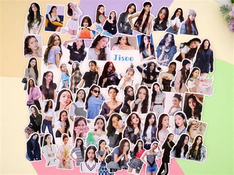 64 Pcs Blackpink Stickers Jisoo Stickers Kpop Stickers Etsy