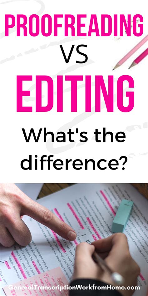 What Is The Difference Between Proofreading And Editing Artofit