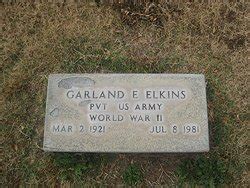 Garland Elmer Elkins M Morial Find A Grave