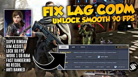 FIX LAG CODMCONFIG SUPER SMOOTH 100 WORK LOCK 90 FPS ALL DEVICE