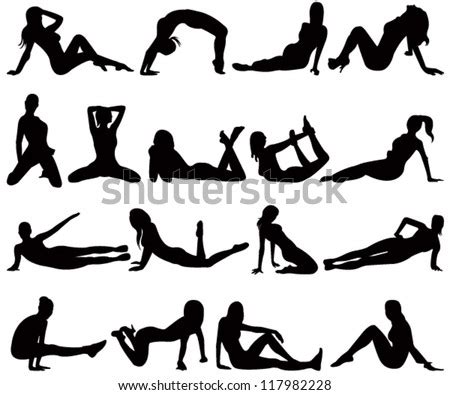 Laying Silhouettes Woman Stock Photos Images Pictures Shutterstock