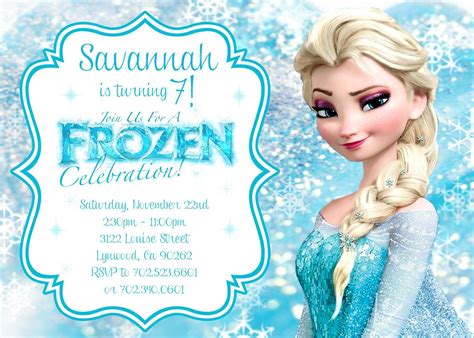 Invitacion Frozen