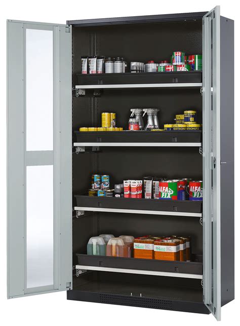 Armoire Pour Produits Chimiques Systema T CS 104G Anthracite Gris 4