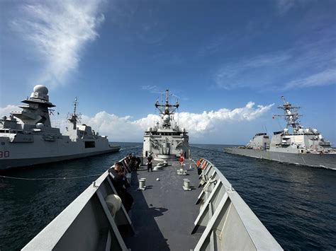 US First Ever Joint Naval Exercise Conducted Between The EU And U S